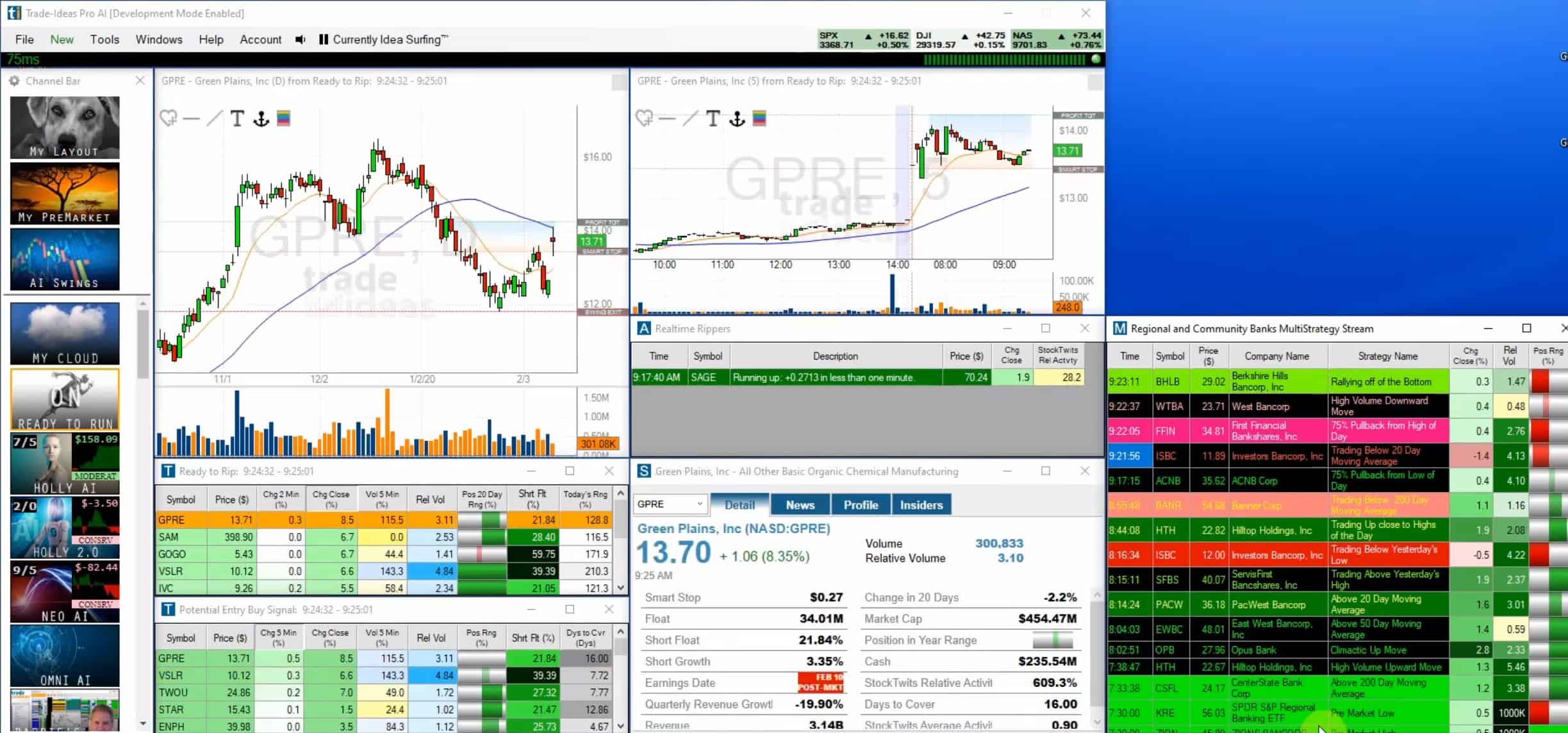 Trading ideas software
