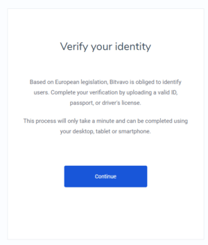 verify identity Bitvavo
